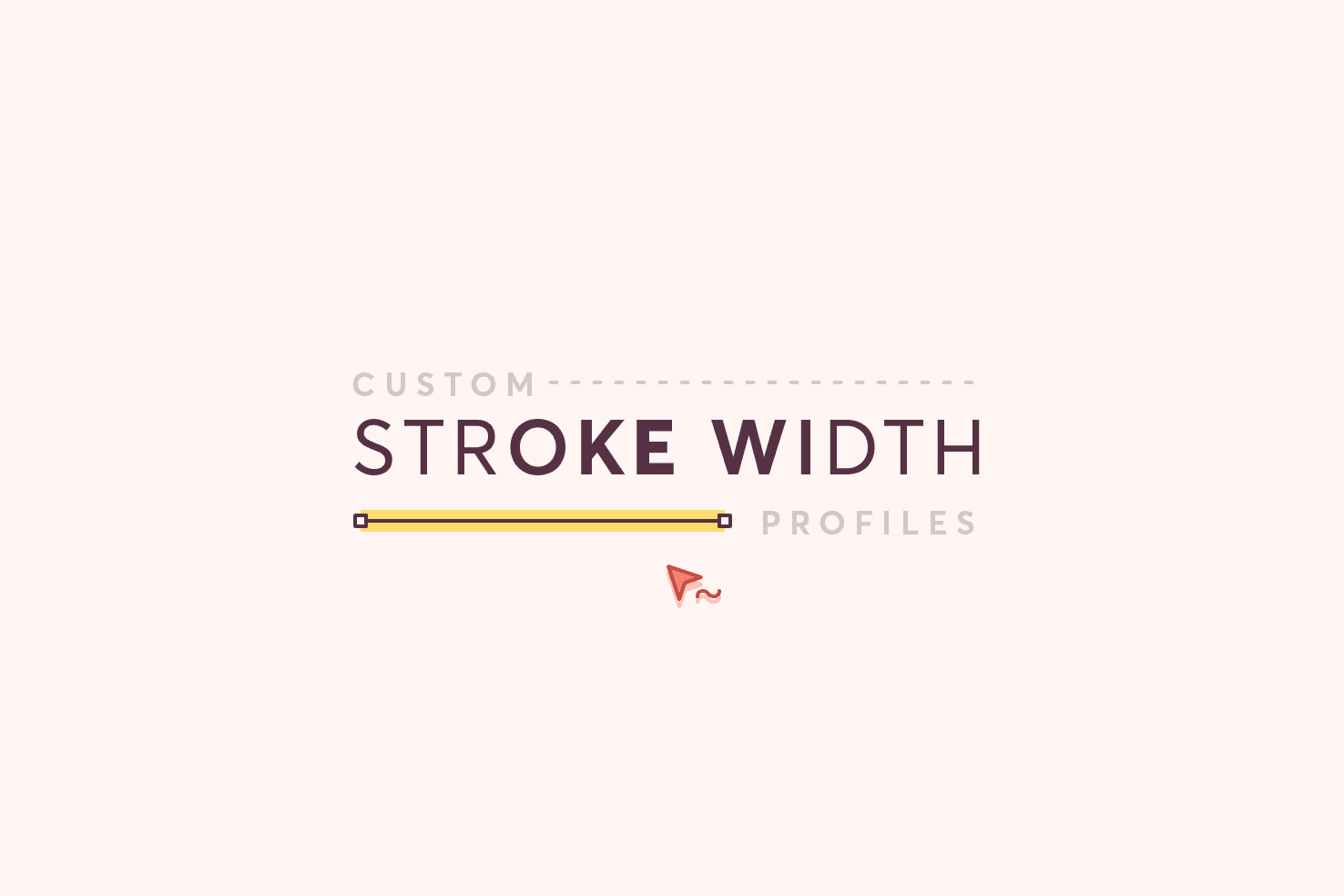 Creating custom stroke width profiles in Illustrator (featured image)
