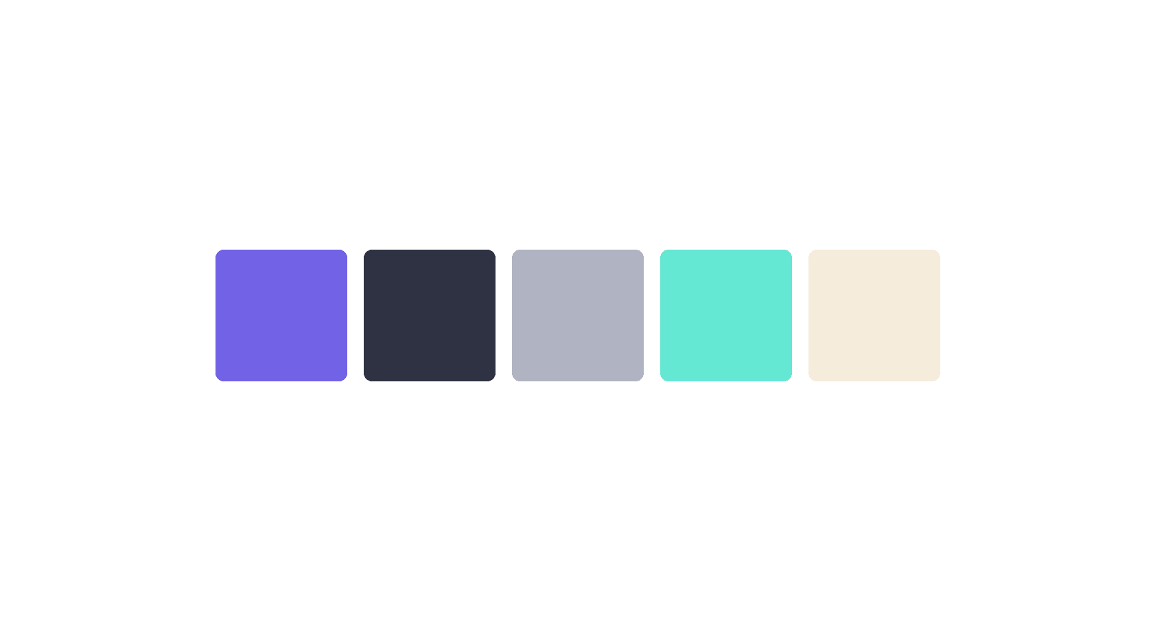 The colour palette from the previous post