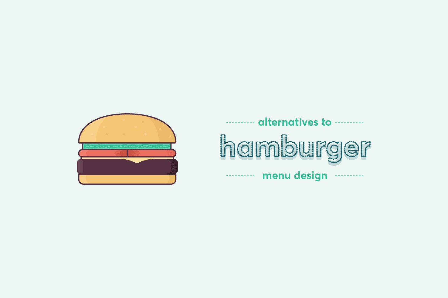 Websites using alternatives to the ‘hamburger’ (featured image)
