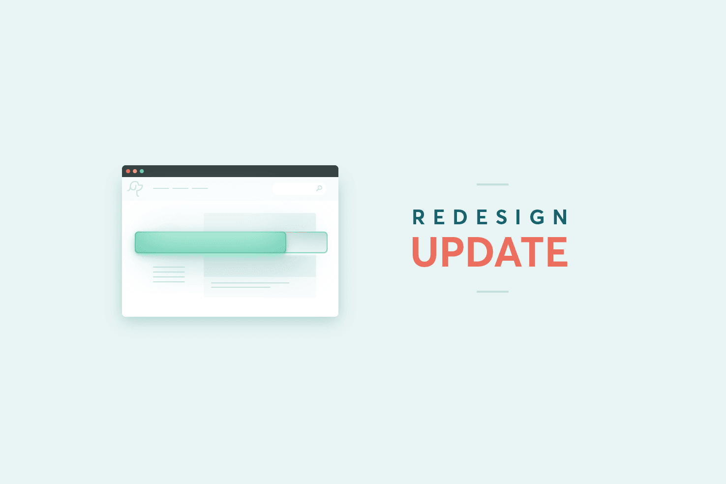 Redesign progress update (featured image)