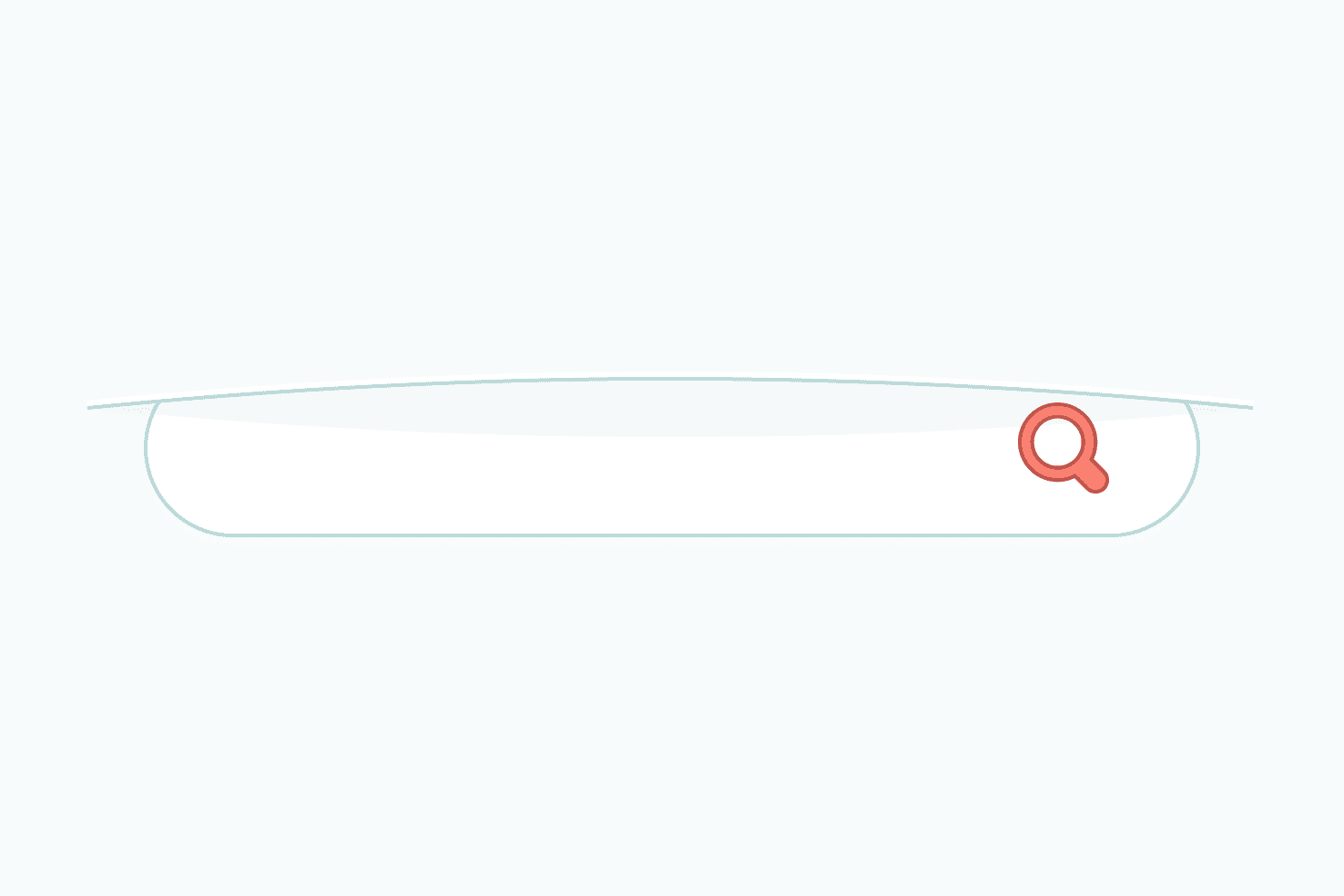 Search overlay with smooth reveal animation (featured image)