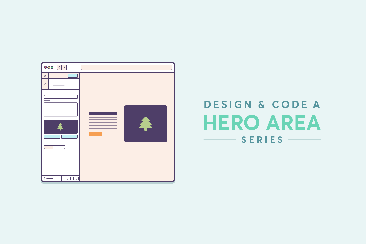 Hero area series: HTML, CSS & responsive • iamsteve