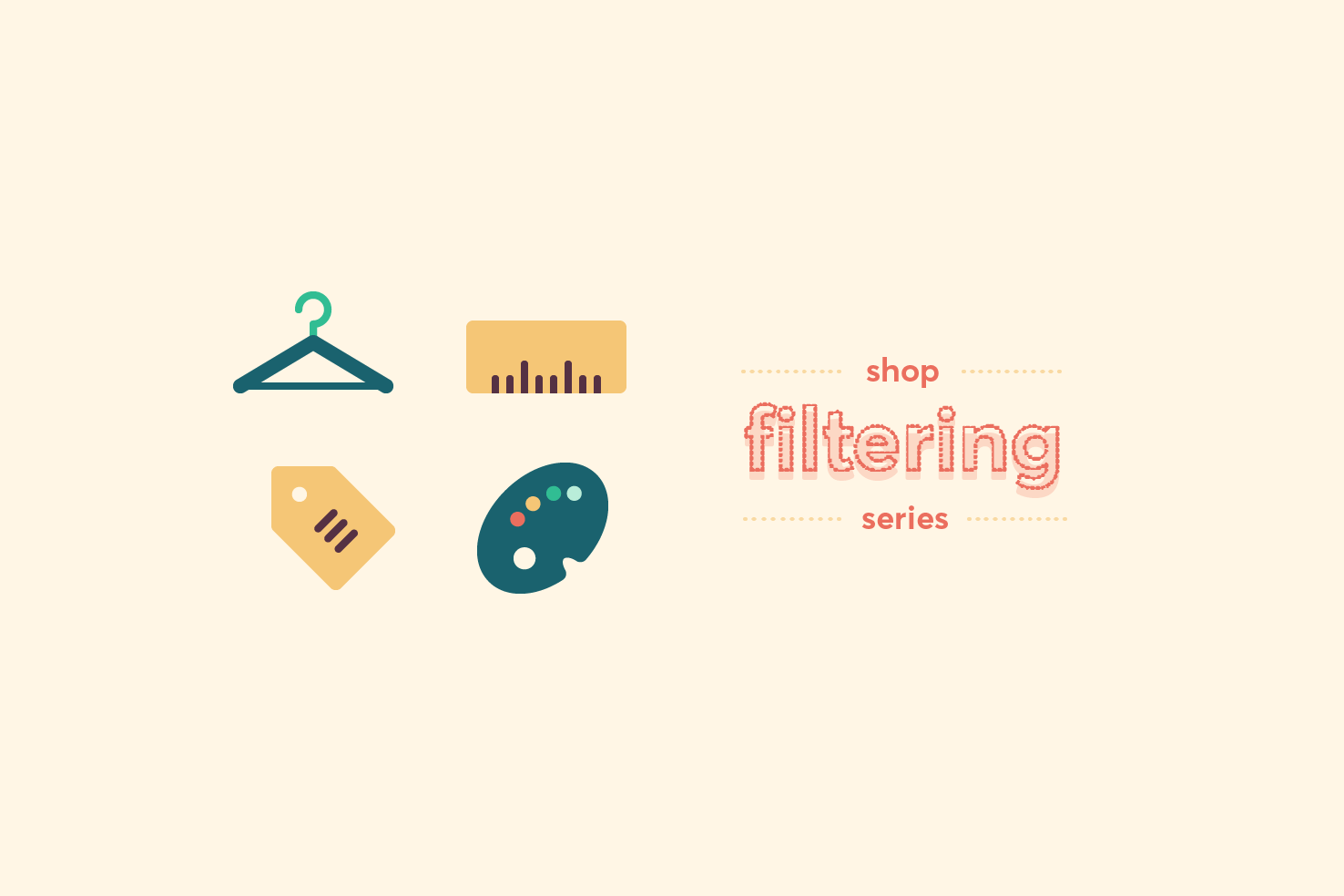 Shop filter series: sketching & starting wireframes